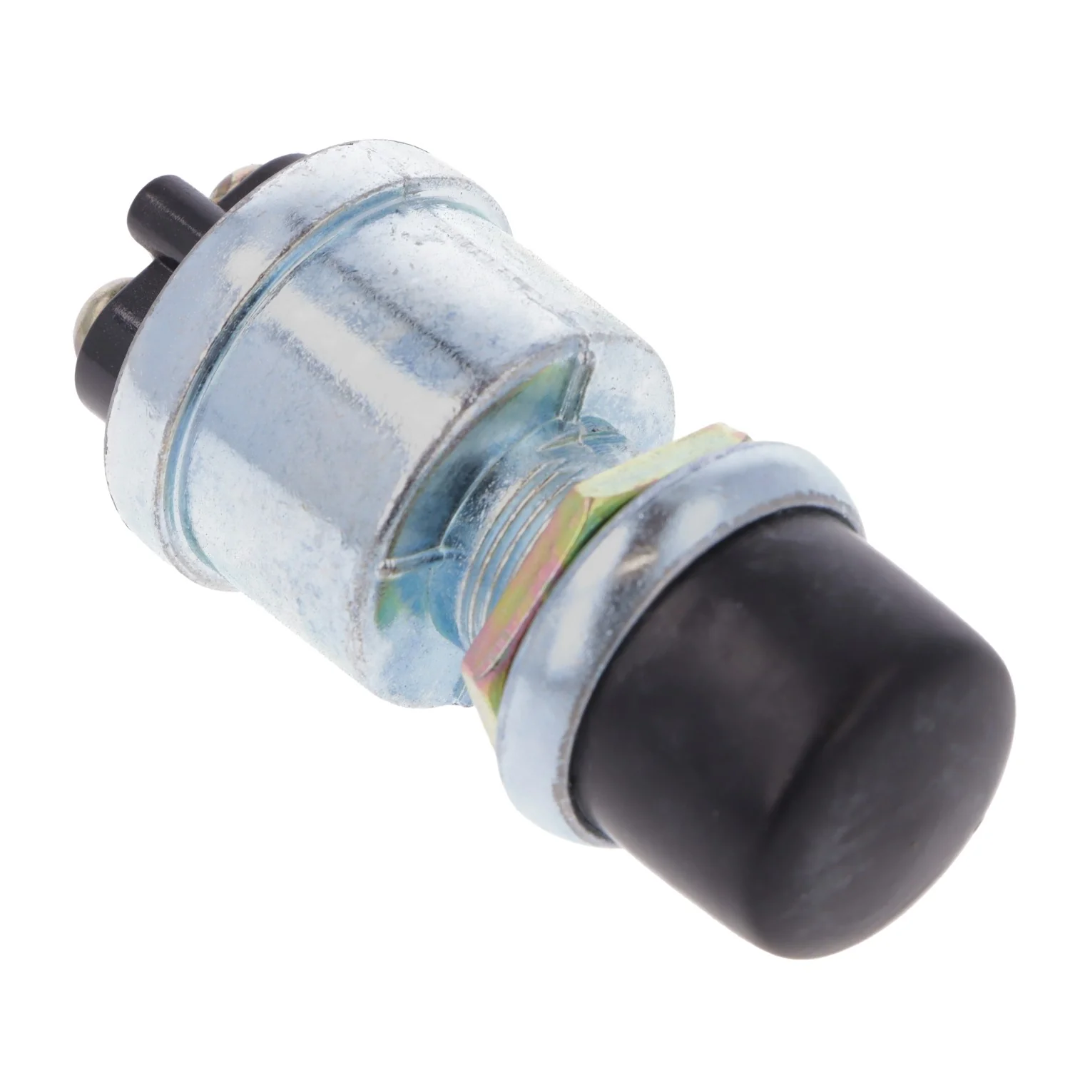 Rubber shroud push-button switch