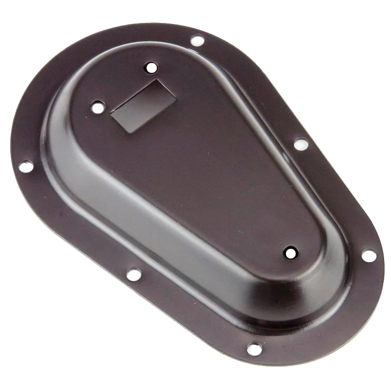 Satin Black Aluminium Recess Mounting Plates Pair for Sliding Retained Pin Bonnet Pin Kit - Image 3