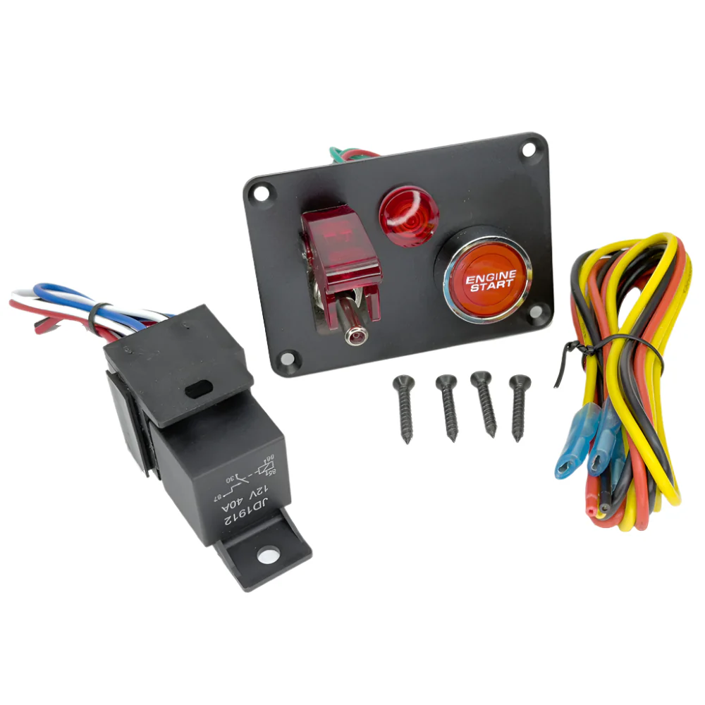 Satin Black Doomsday Two Switch Panel - Image 2