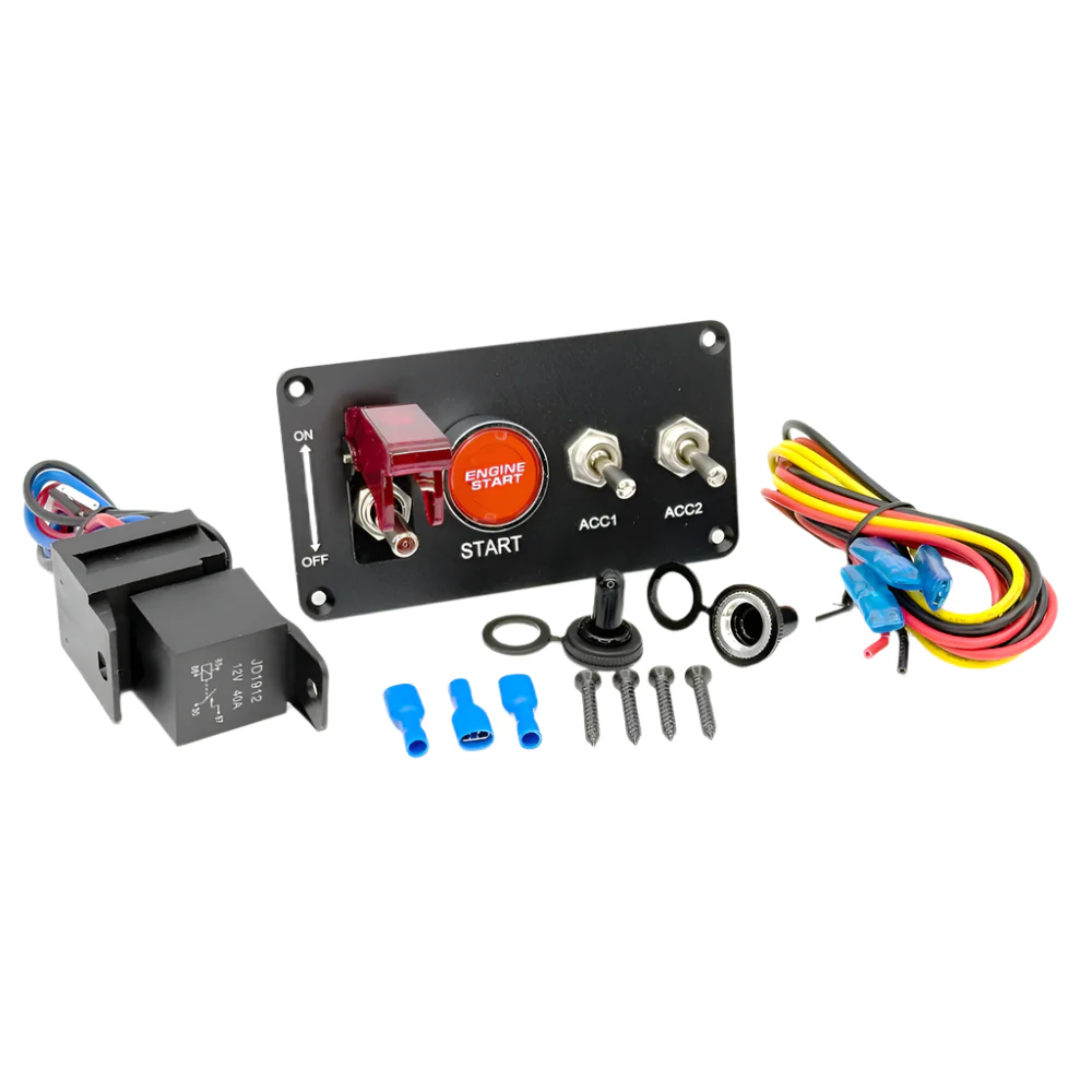 Satin Black Doomsday Four Switch Panel - Image 3