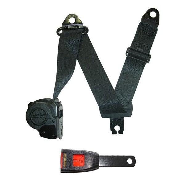 Securon Auto Lap & Diagonal Seat Belt with Metal Strap Buckle - 314cm