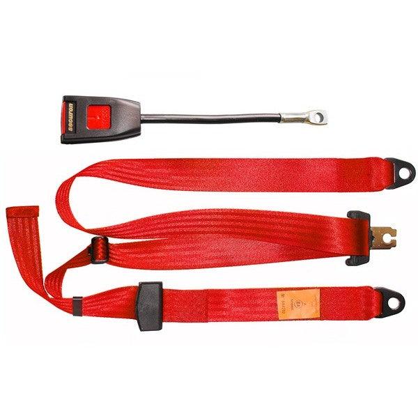 Securon Static Lap & Diagonal Seat Belt - Red | 300/30RED