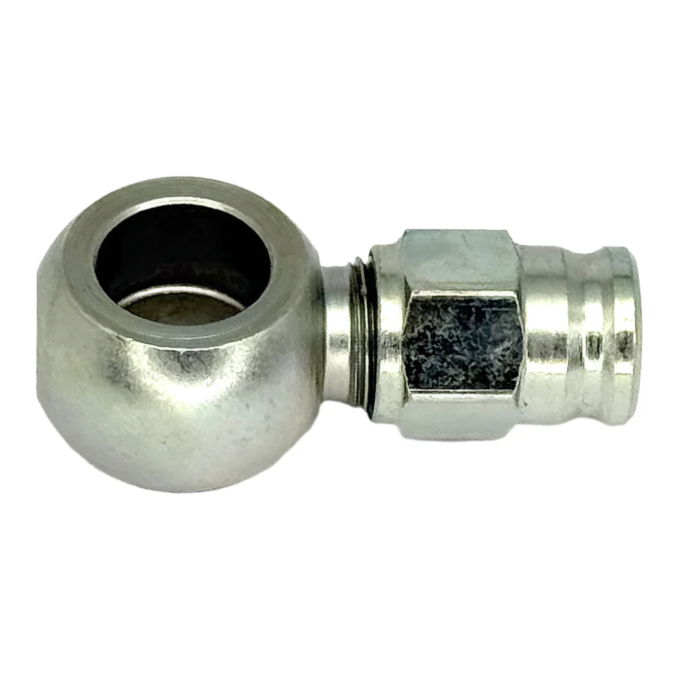 Short Banjo Hose End For 10mm or 3/8" Banjo Bolt - Image 3
