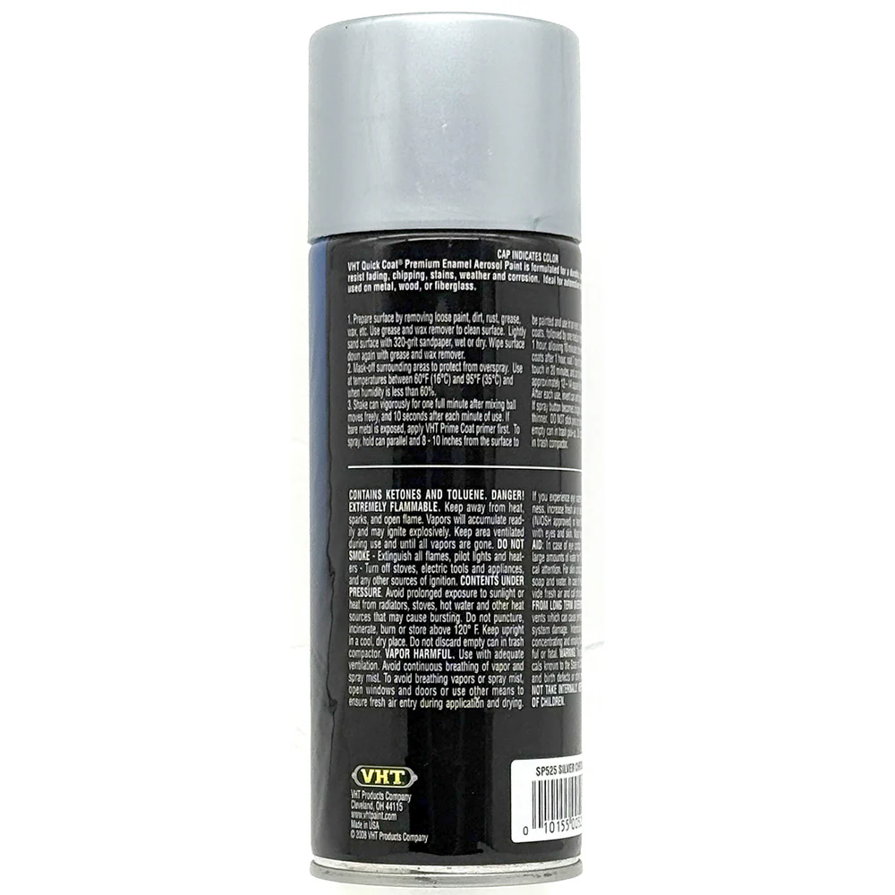 Silver Chrome Paint Aerosol - Image 2