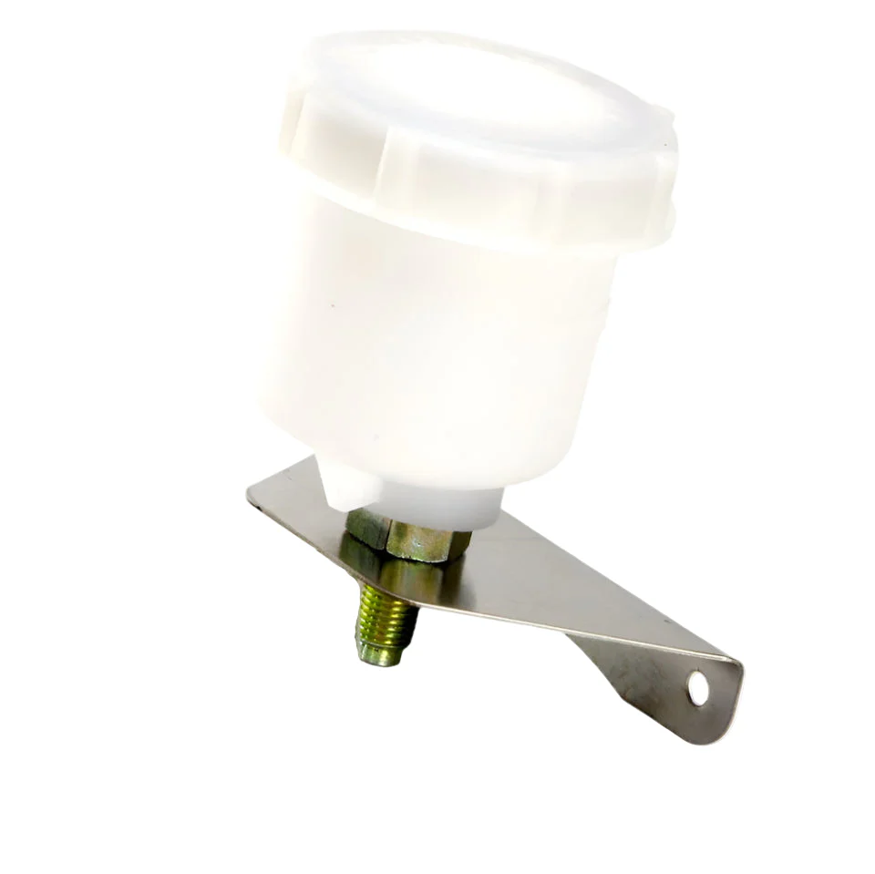 Single Brake Fluid Reservoir 7/16" UNF With Bracket