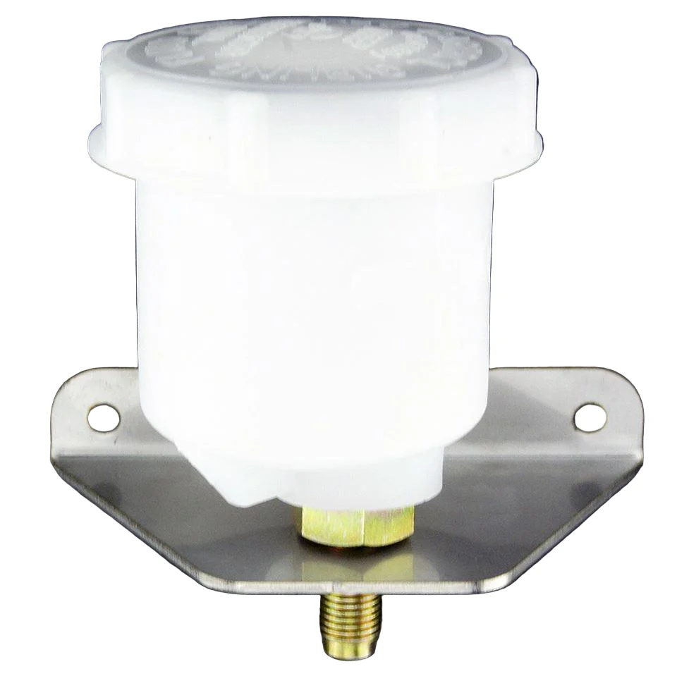 Single Brake Fluid Reservoir 7/16" UNF With Bracket - Image 2