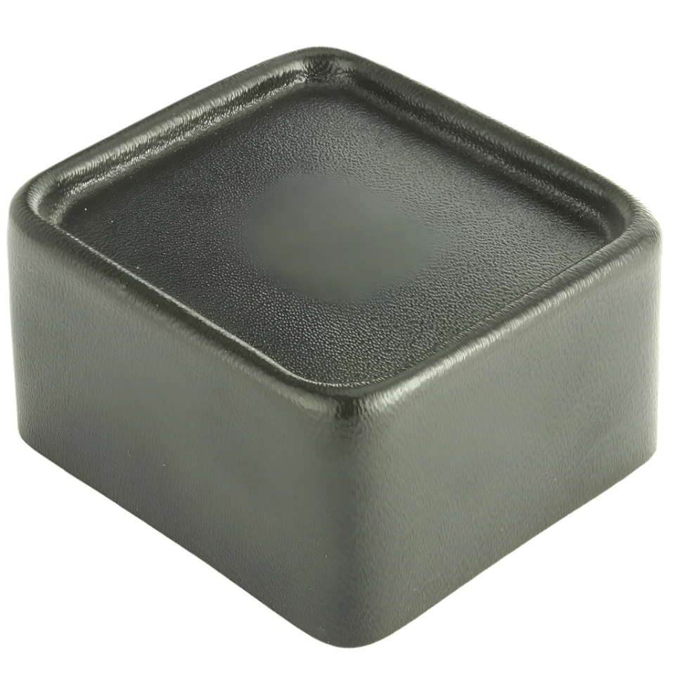 Single Rectangular Lamp Housing Black 102mm