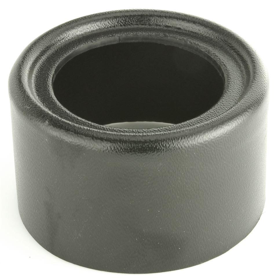 Single Round Lamp Housing Black 120mm