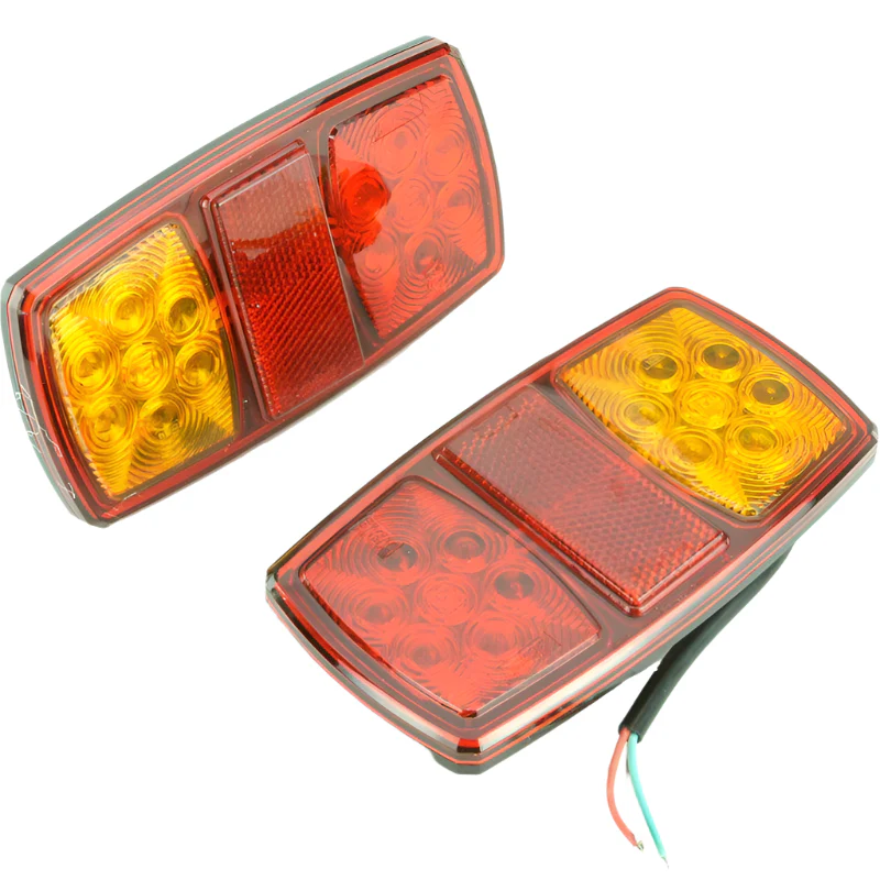 Slimline LED Rectangular All-In-One Rear Lamp With Built-In Reflector 150mm - Image 4