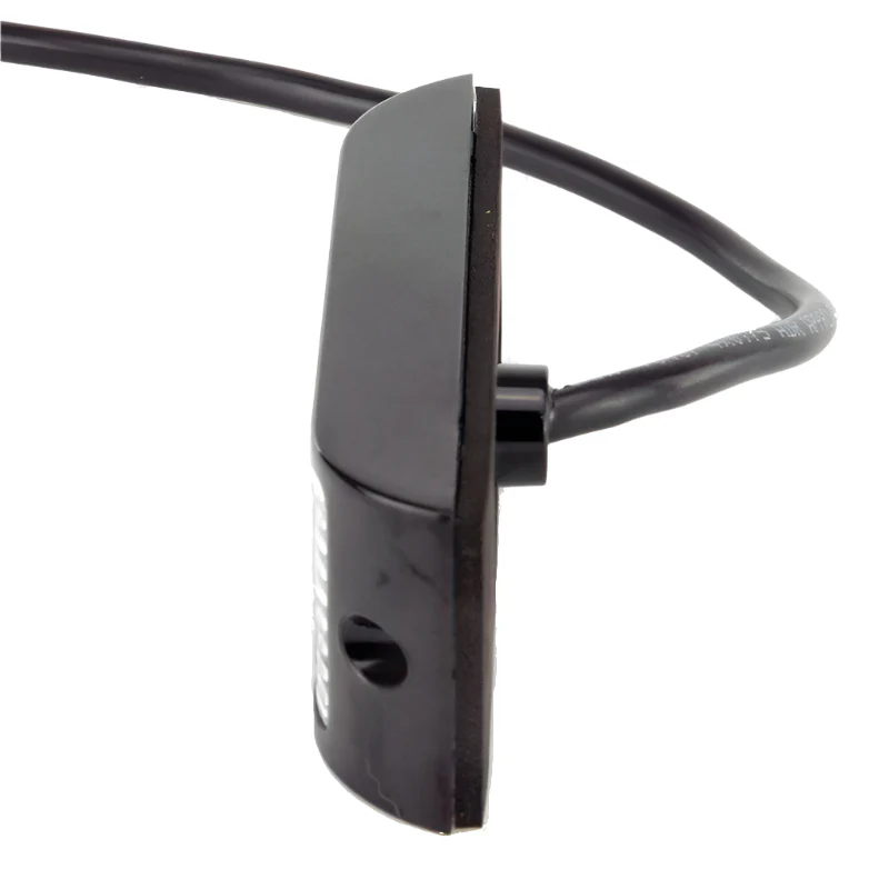 Black Bezel Clear Lens Small Rectangular LED Stop Tail Indicator Lamps 120mm - Image 2