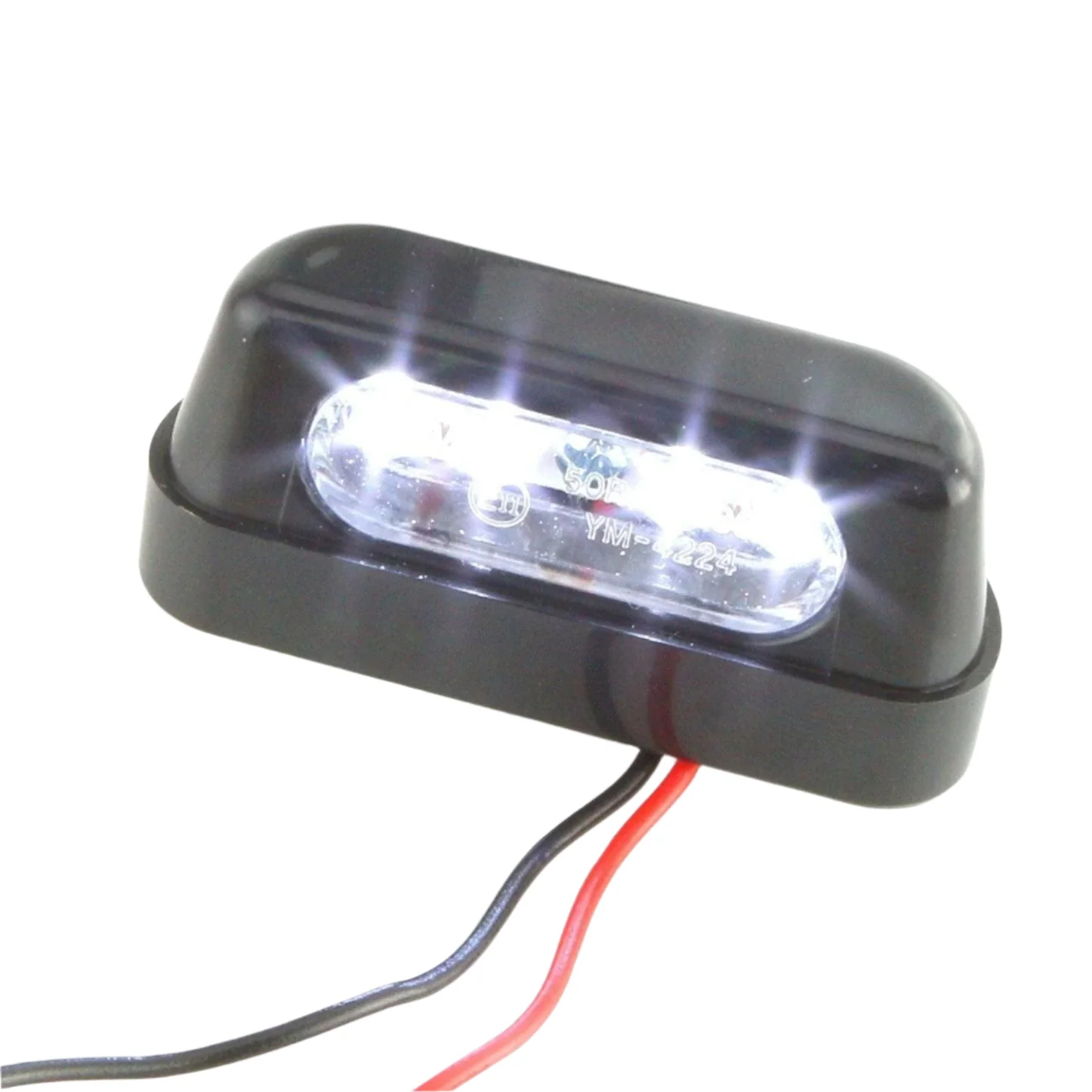 Small Black LED Rear Number Plate Light 55mm - Image 4