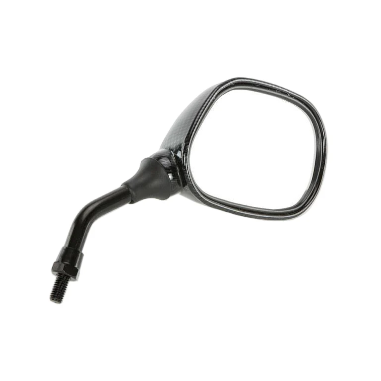 Small Carbon Effect Mirror Short Stalk 200mm - Image 4