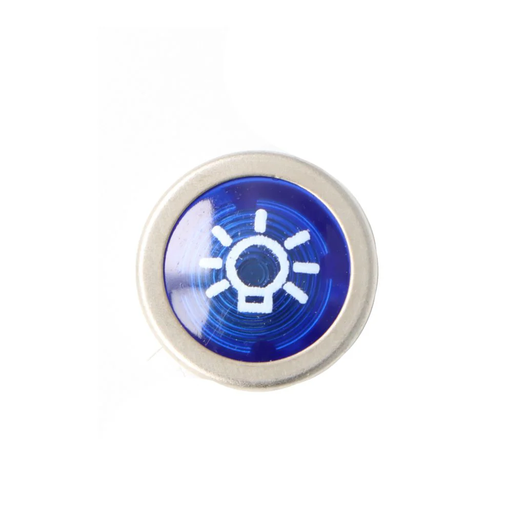 Small Chrome Bezel Warning Light Series - Rear Fog, Indicator, Brake, ECU, and More - Image 16