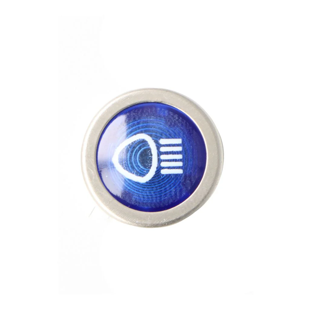 Small Chrome Bezel Warning Light Series - Rear Fog, Indicator, Brake, ECU, and More - Image 17