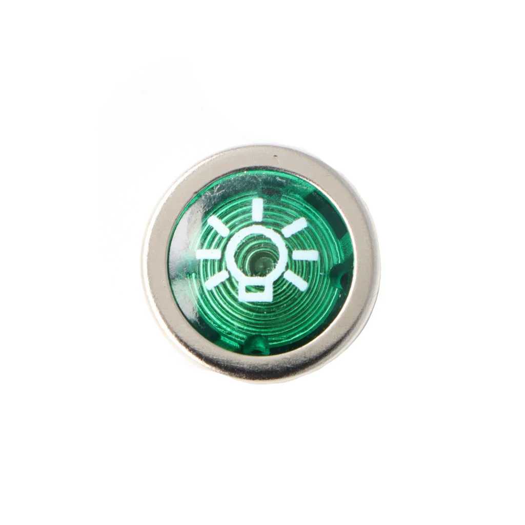 Small Chrome Bezel Warning Light Series - Rear Fog, Indicator, Brake, ECU, and More - Image 22
