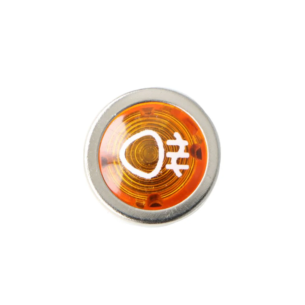Small Chrome Bezel Warning Light Series - Rear Fog, Indicator, Brake, ECU, and More - Image 8