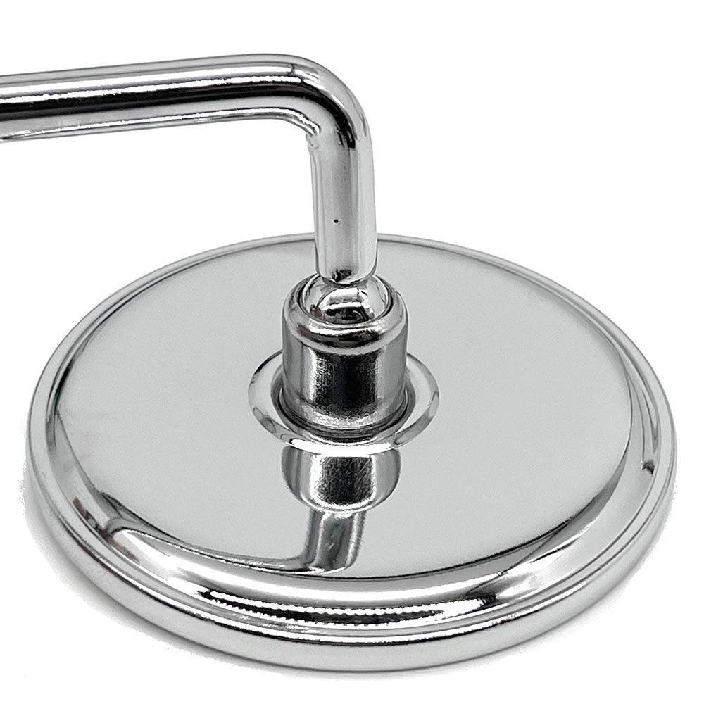 Small Round Chrome Stalk Mirror - Image 2