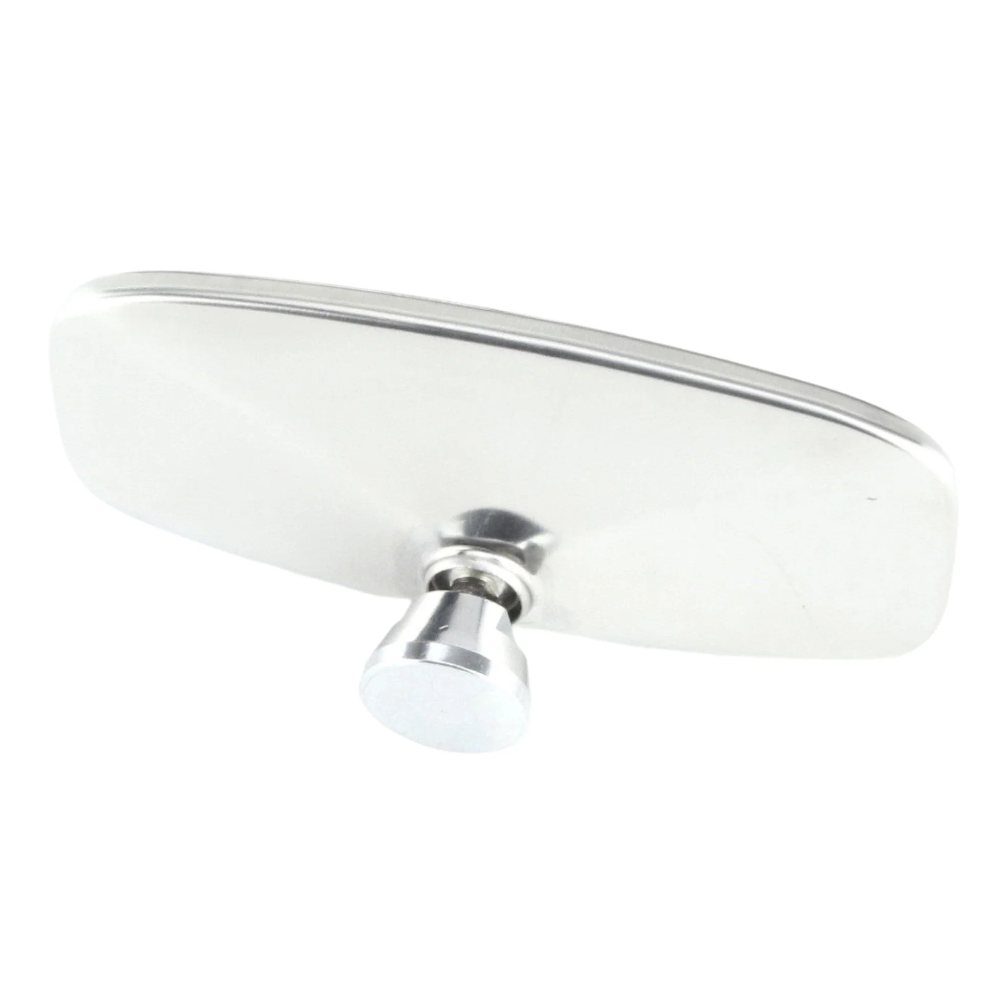 Small Stainless Steel Stick On Mirror 120mm