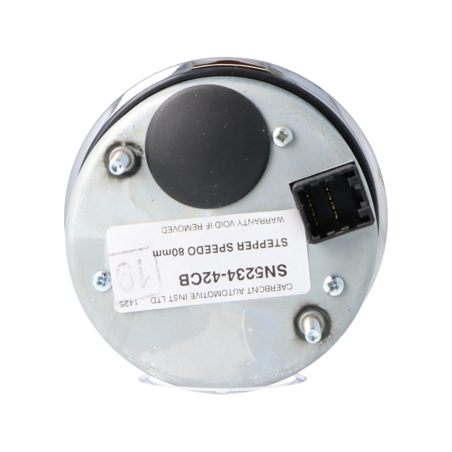 Smiths Classic Magnolia 80mm  140MPH Speedometer – 1/2 Round Chrome Bezel - 12V - Image 3