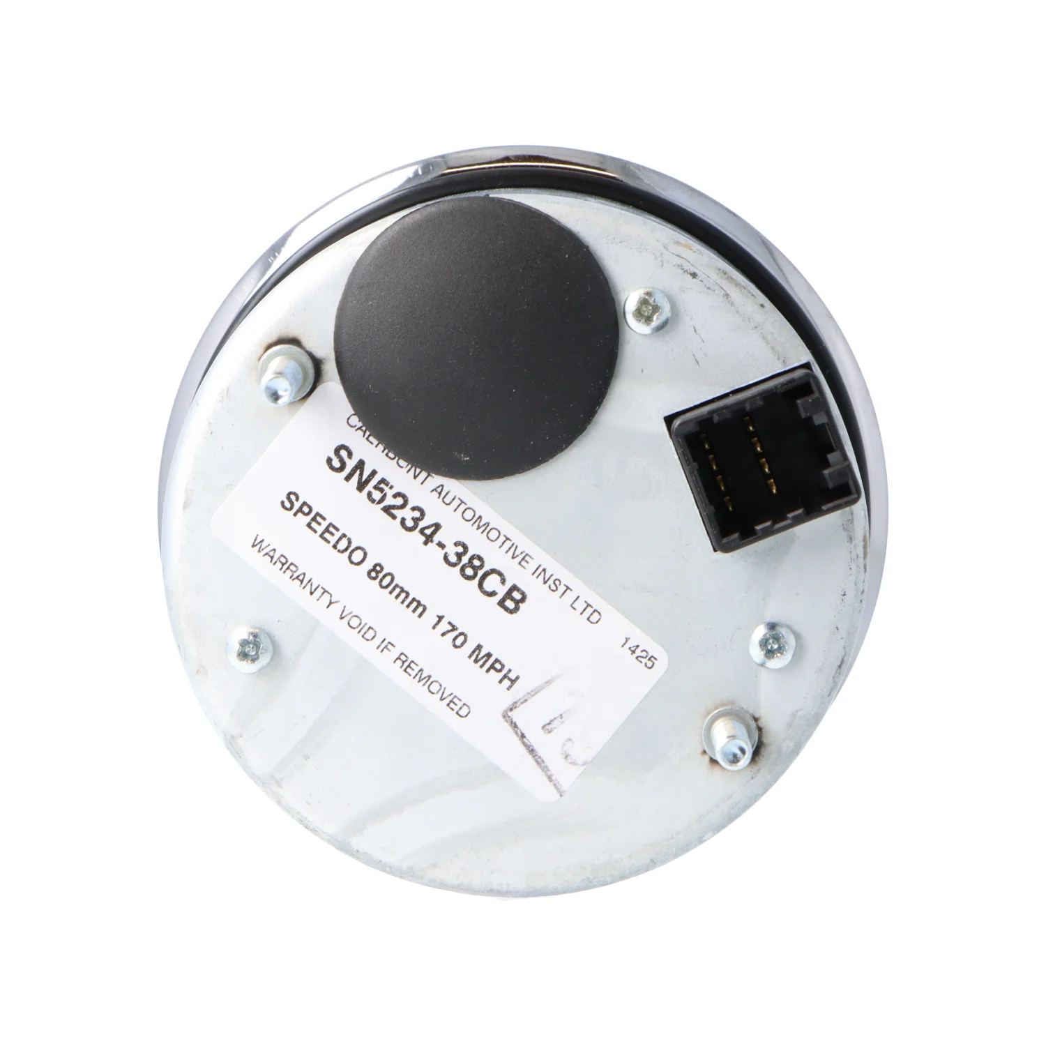 Smiths Classic Black 80mm 170MPH Speedometer – 1/2 Round Chrome Bezel - 12V - Image 3