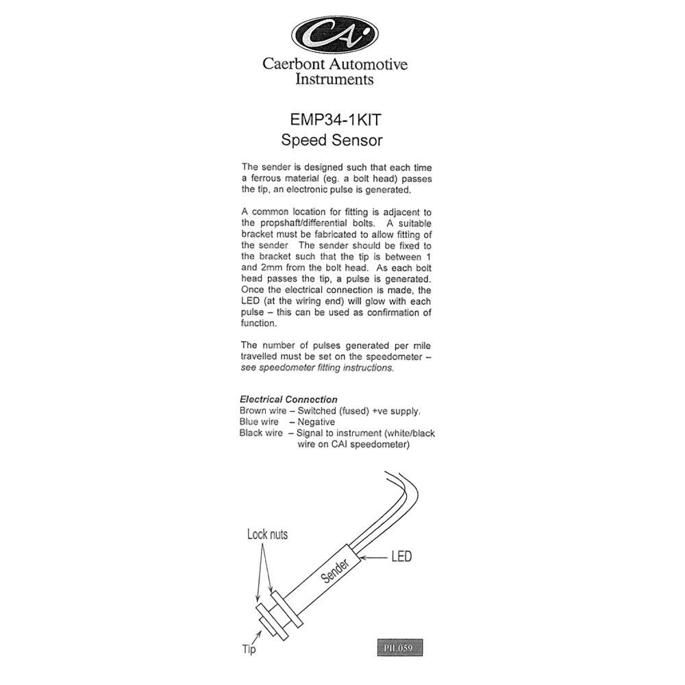 Smiths Inductive Speed Sensor for Electronic Speedometers - Image 2