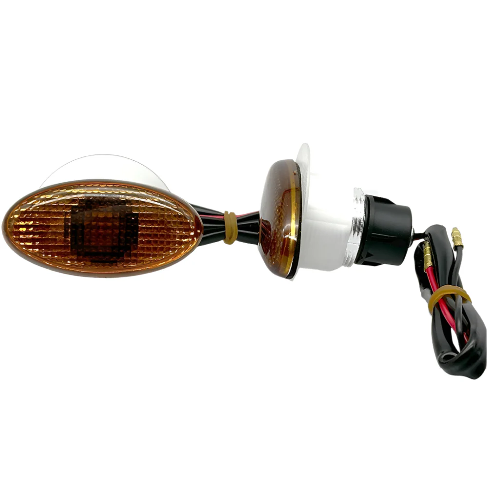 Smoked Amber Oval Indicators / Side Repeaters Pair - Image 2