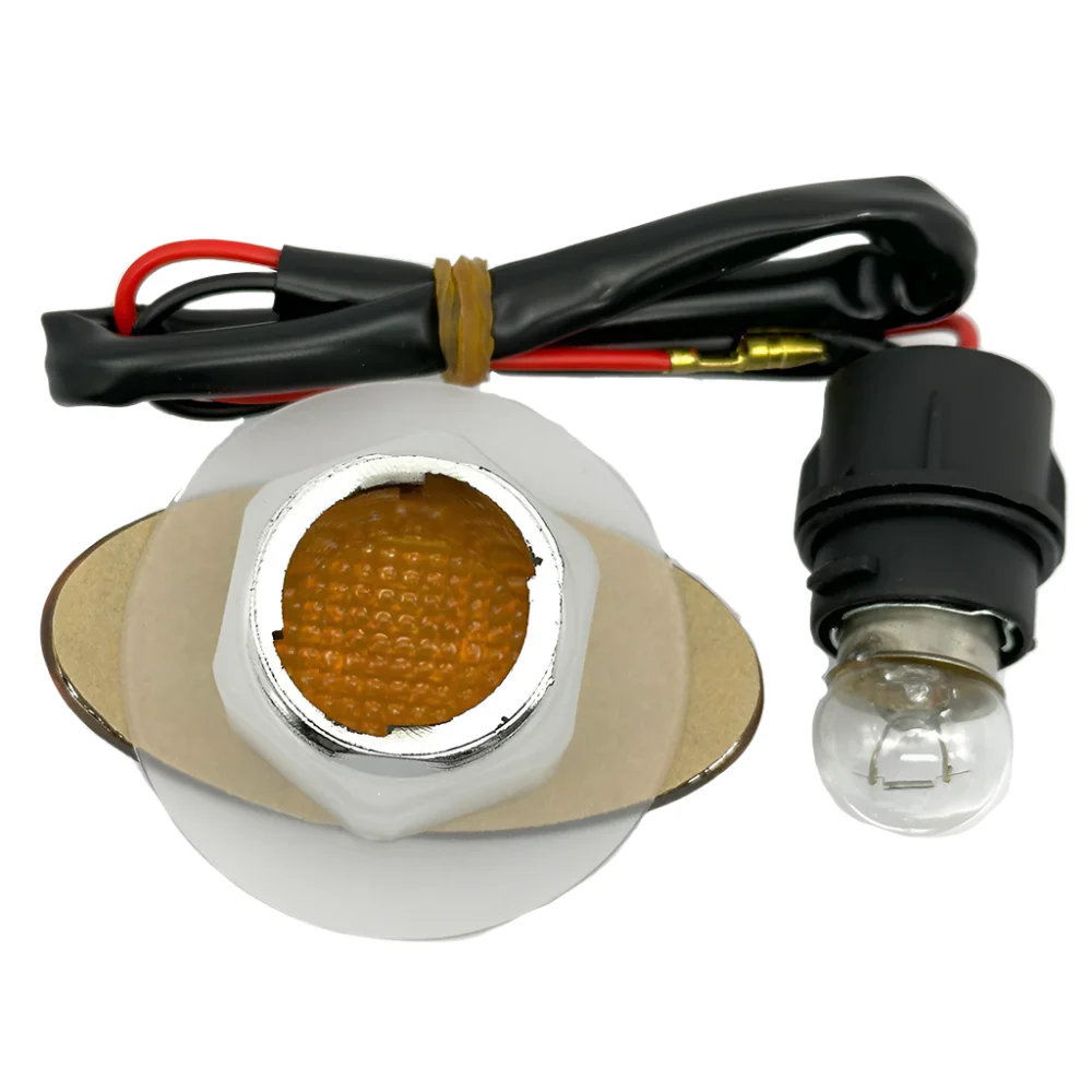 Smoked Amber Oval Indicators / Side Repeaters Pair - Image 3