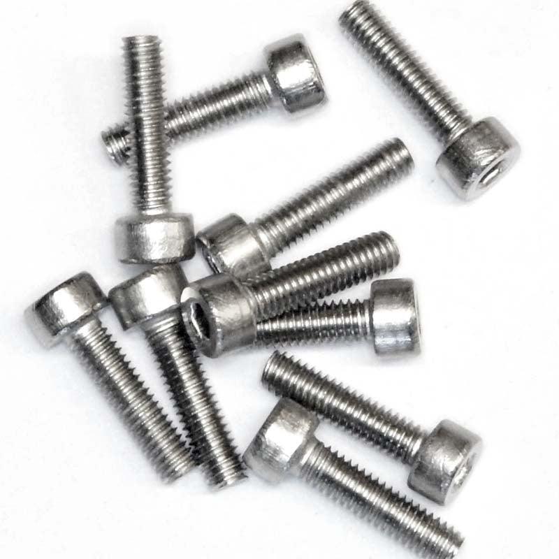 Socket Cap Head Bolts Pack Of 10 - Various Sizes