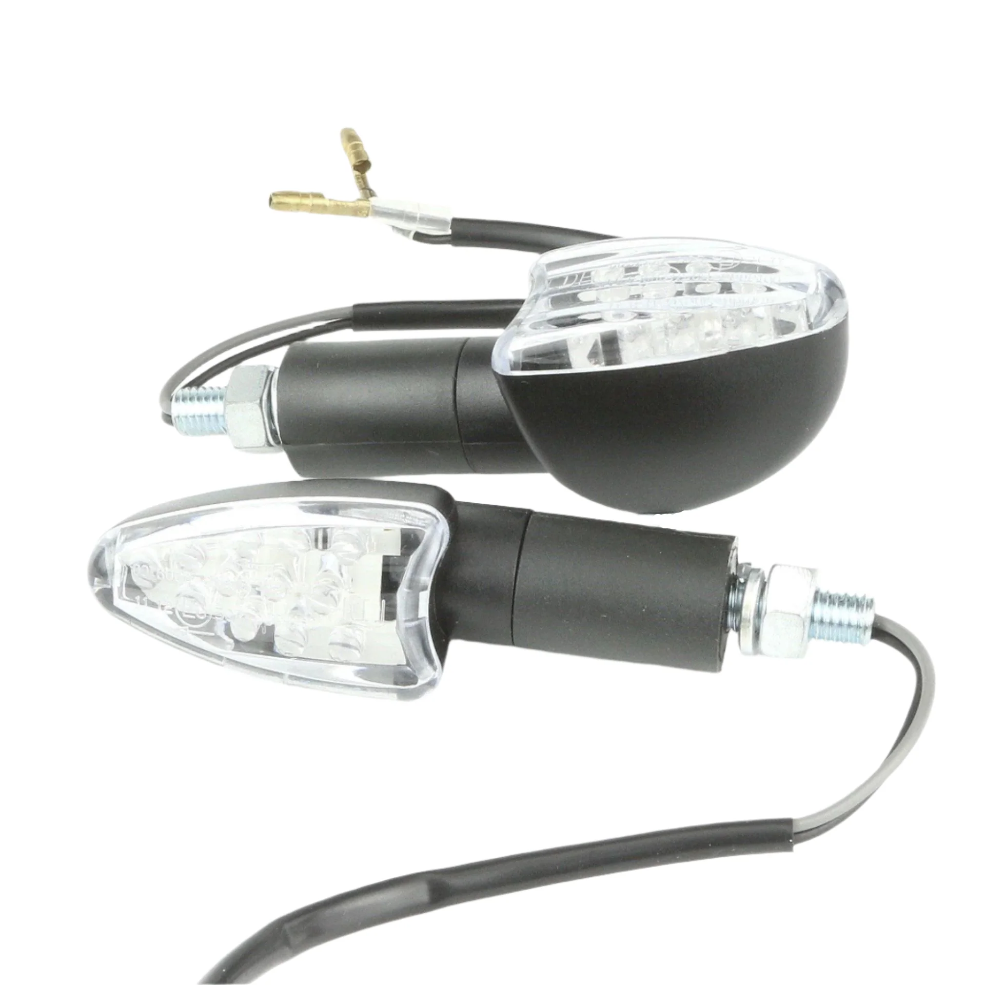 Spear Head Black Stalk LED Indicator With Clear Lens 90mm - Image 3