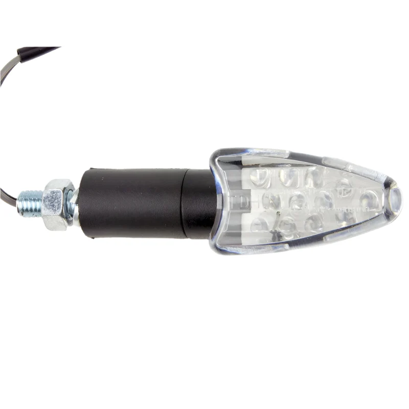 Spear Head Black Stalk LED Indicator With Clear Lens 90mm - Image 4