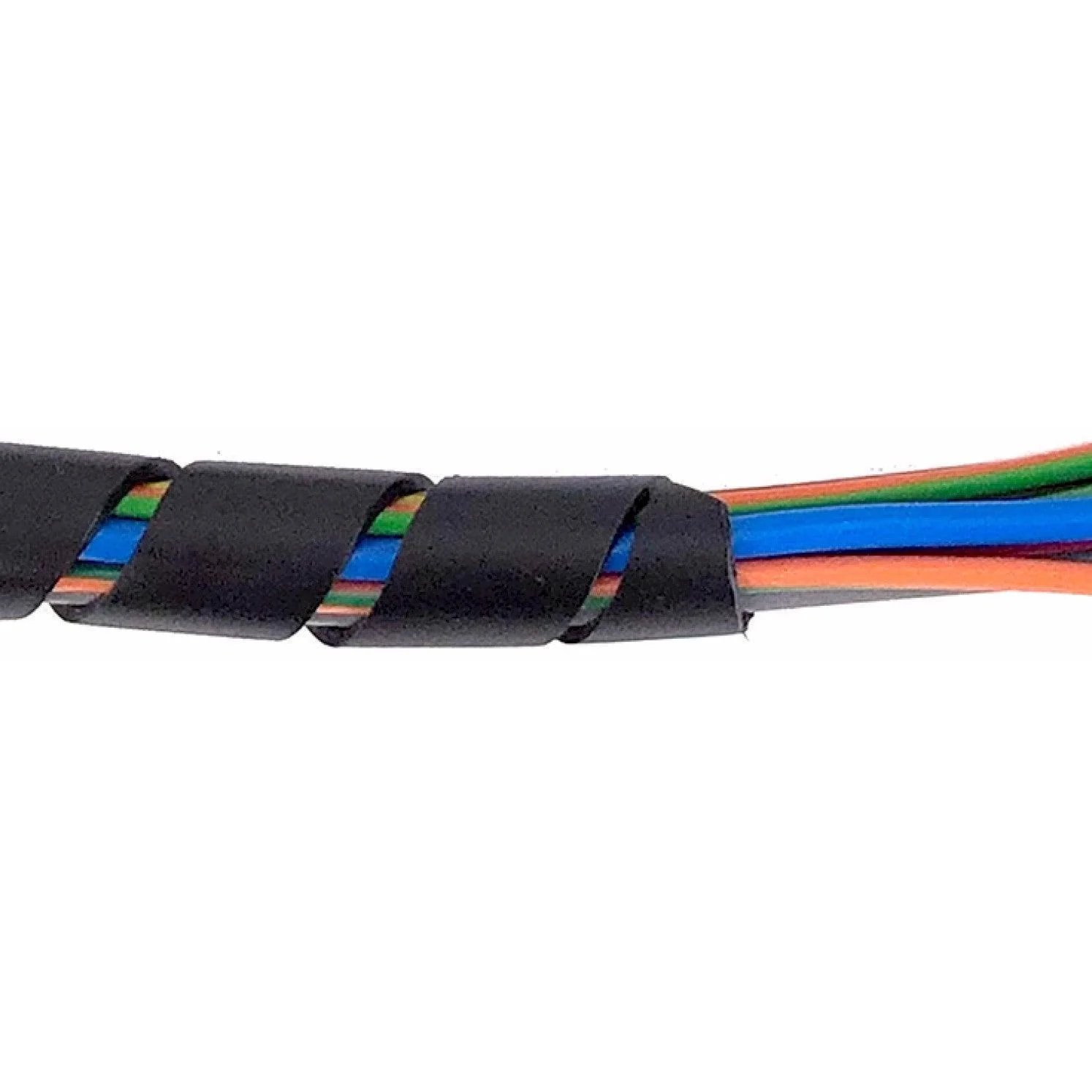 Black Spirap Cable Binding Large For 10-40mm Per Metre
