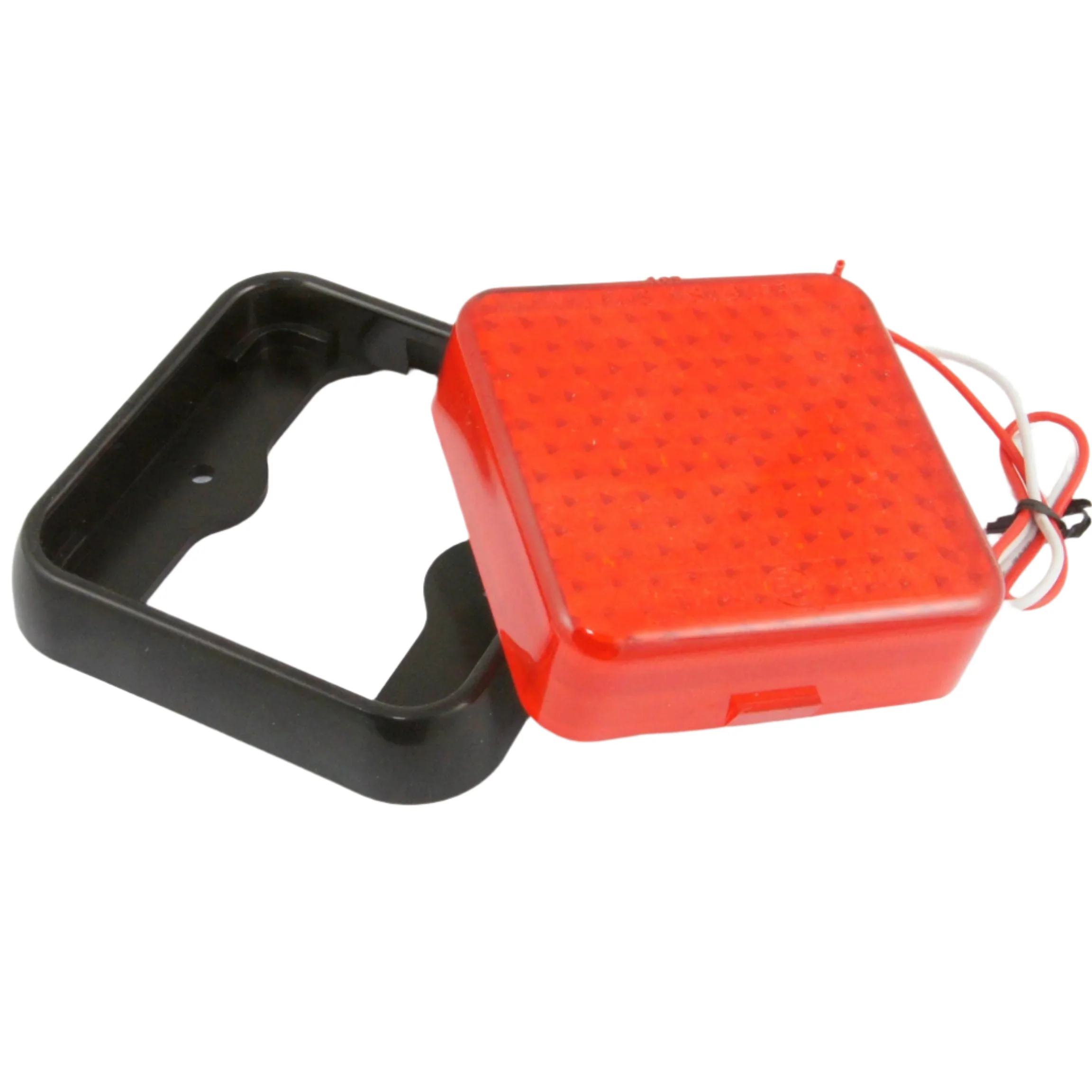 Square LED Slim Rear Fog Light 100 x 100mm Black Surround - Image 3