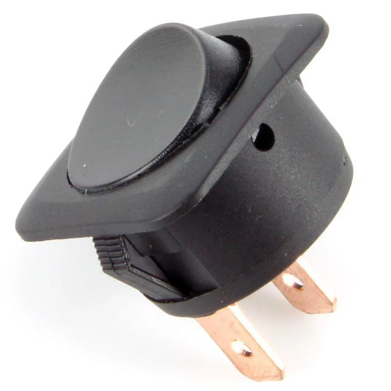 Square Rocker Switch Black NOT Illuminated - Image 2