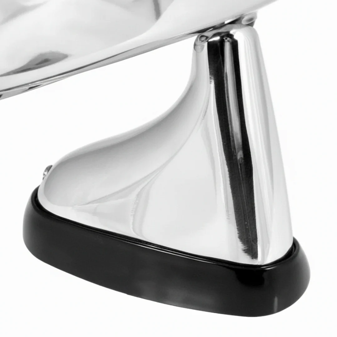 Stainless and Chrome Wing or Door Mirror 145mm Pair - Image 4