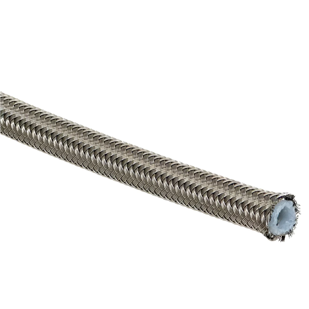 Stainless Braided Flexible PTFE Brake Hose per mtr