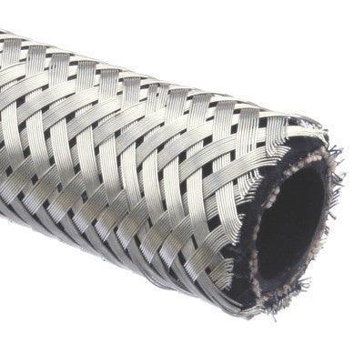15mm ID Stainless Braided Oil Hose Per Metre
