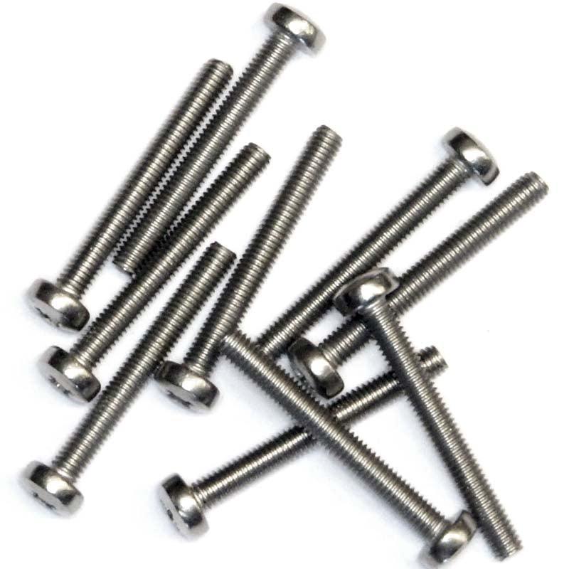 Stainless Pan Head Pozi Screws Pack Of 10
