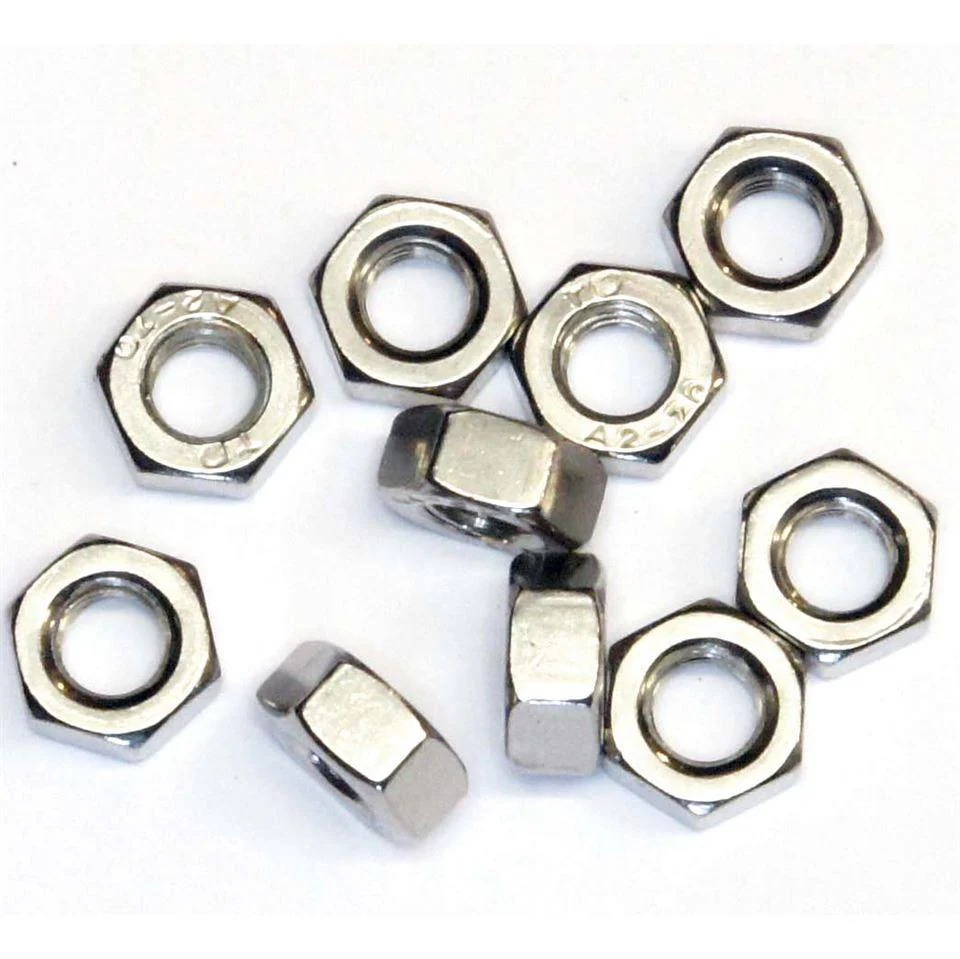 Stainless Plain Nuts Metric Pack Of 10 - Various Sizes - Image 11