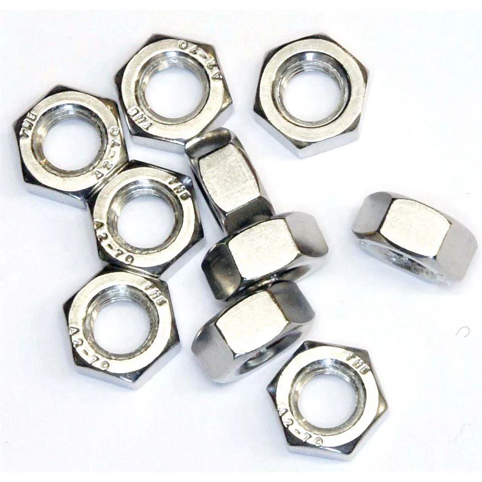 Stainless Plain Nuts Metric Pack Of 10 - Various Sizes - Image 12