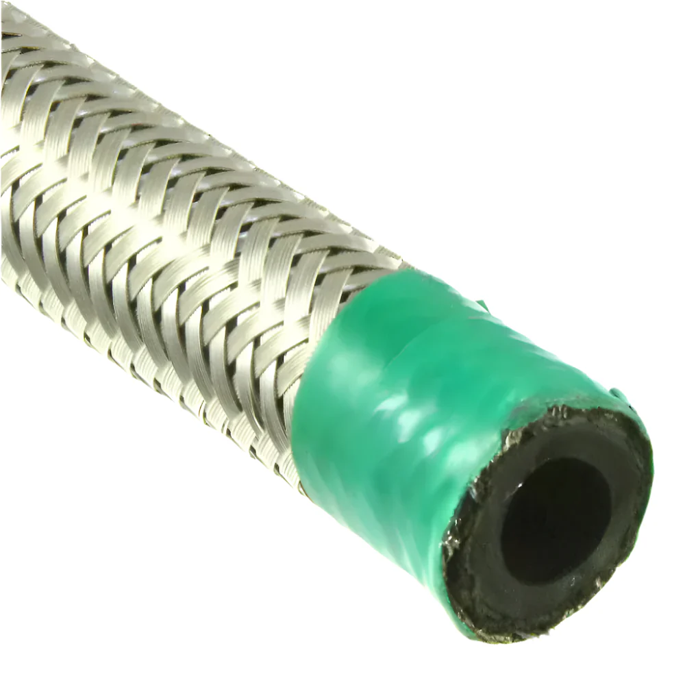 Stainless Steel Braided Fuel Hose 12mm ID Per Metre