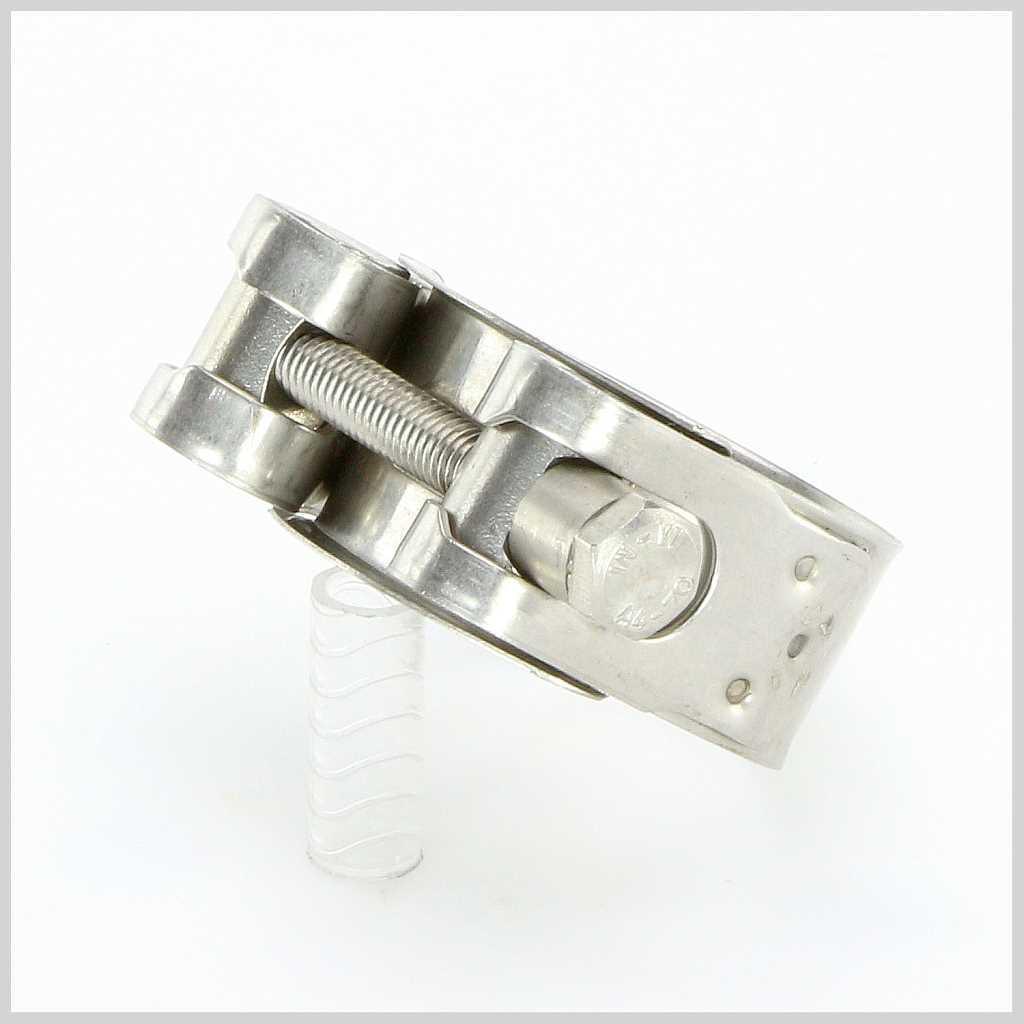 Stainless Steel Heavy Duty T - Bolt Exhaust and Hose Clamp 10 Sizes - Image 3