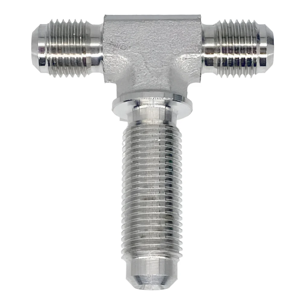 Stainless Steel M10 Bulkhead 'Tee' Brake Union