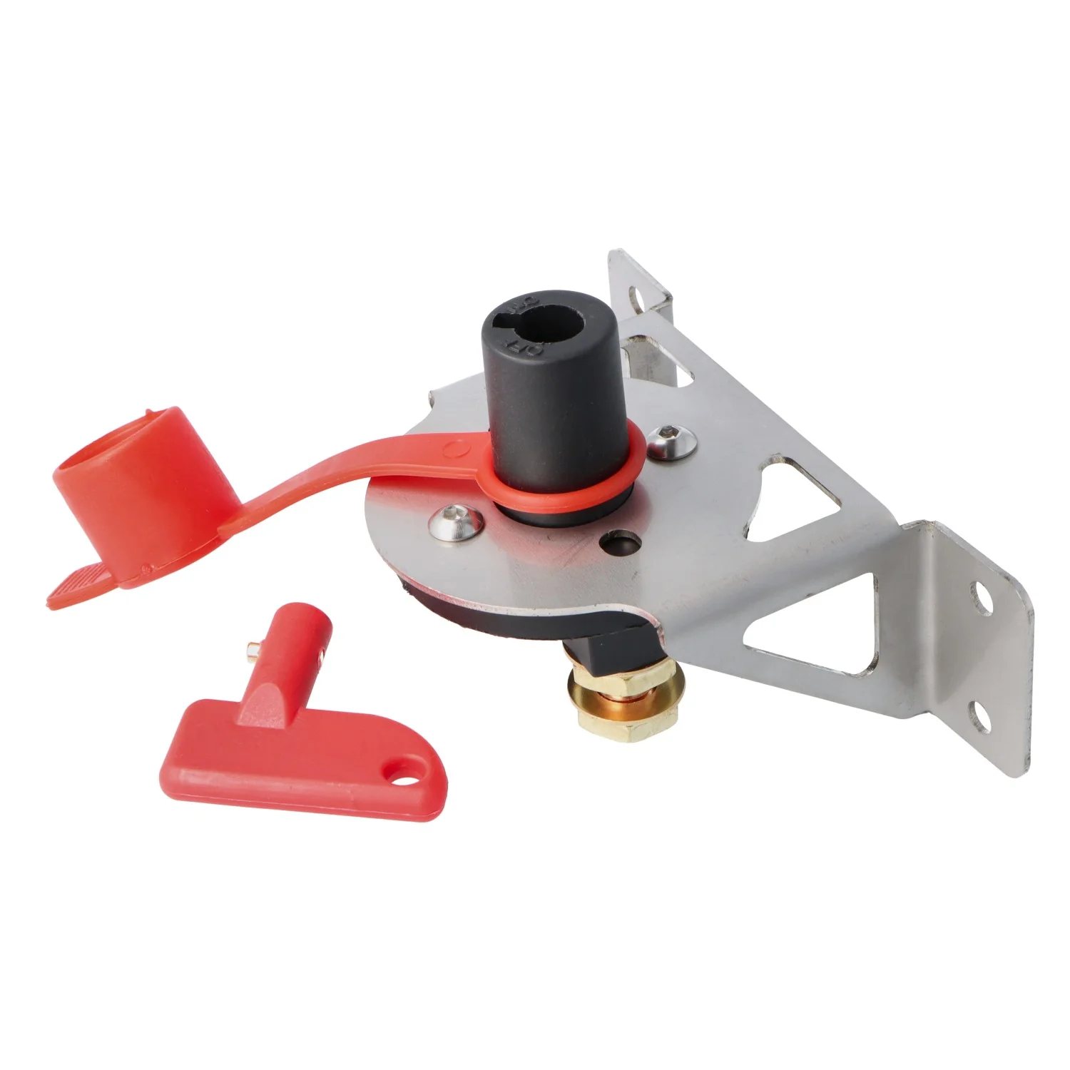 Stainless Steel Mounting Bracket for Battery Isolator Cut-Off Switches - Image 4