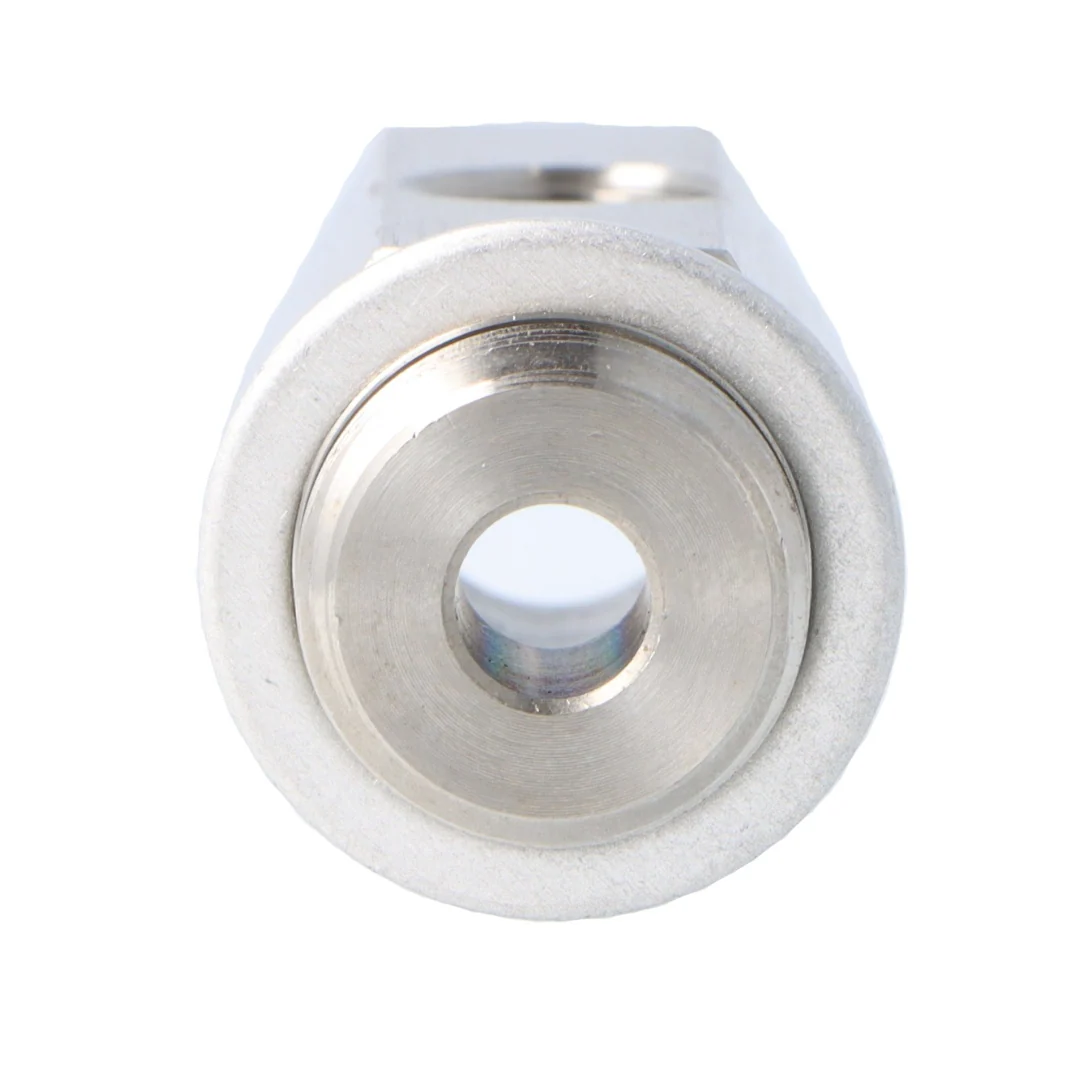Stainless Steel Oil Pressure T Piece M16 x 1.5 Male and Female 1/8" NPT  in the side - Image 3