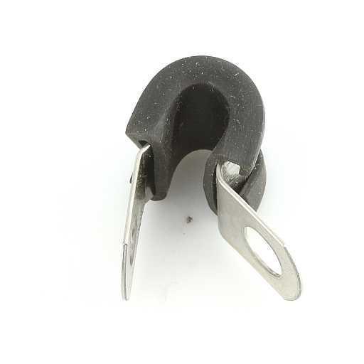 Stainless Steel Rubber Lined P-Clips Pack of 5 - 8 Sizes - Image 4