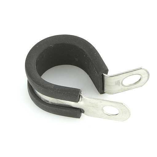 Stainless Steel Rubber Lined P-Clips Pack of 5 - 8 Sizes - Image 8