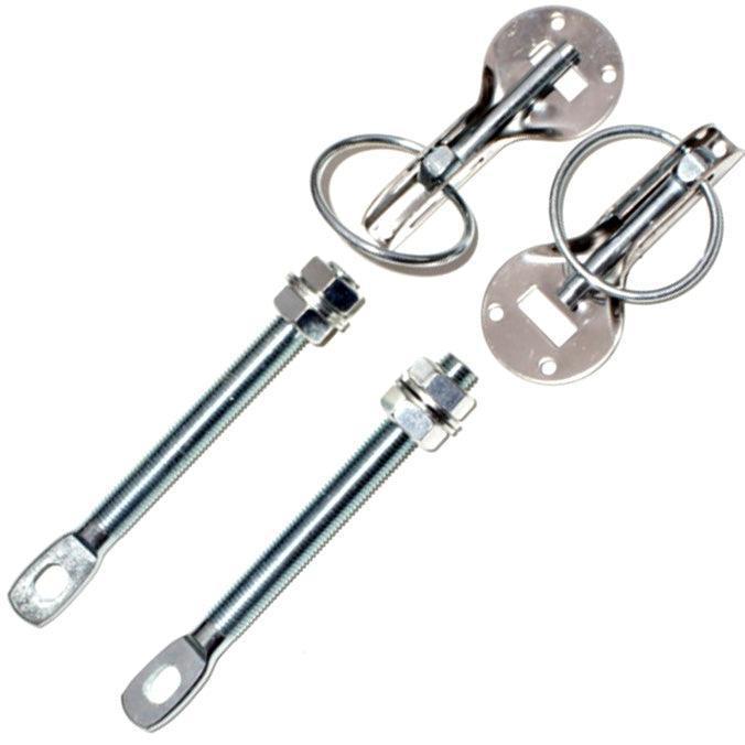 Stainless Steel Plate Bonnet Pins 85mm Pair