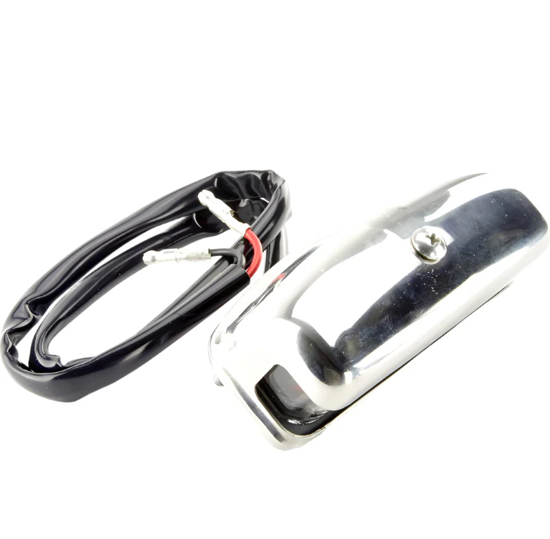 Stainless Steel Rear Number Plate Lamp 110mm