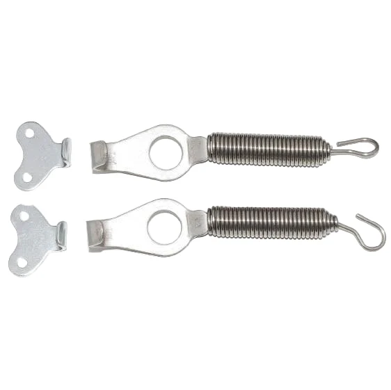 Stainless Steel Spring Bonnet Hook Kit 128mm Pair - Image 4