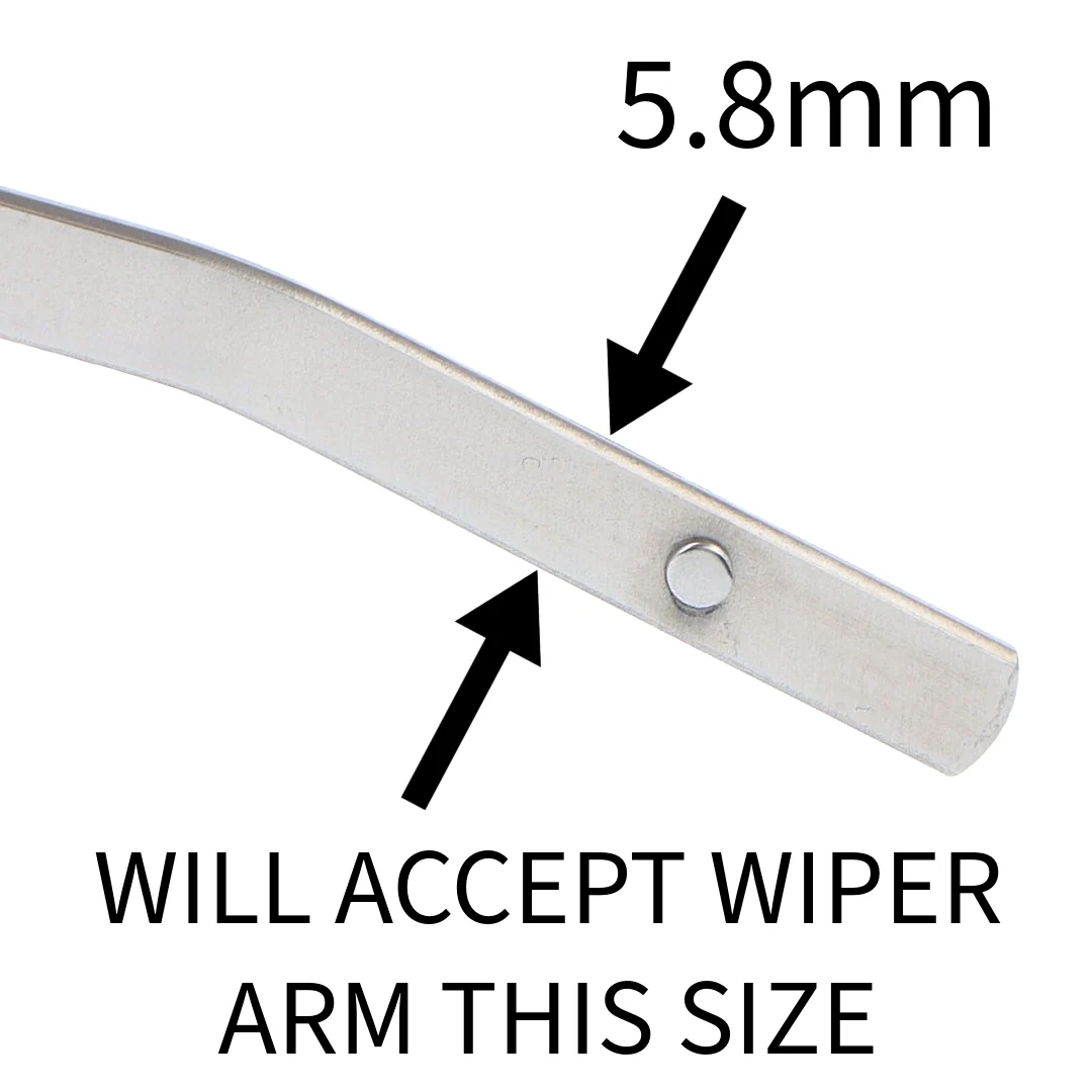 Stainless Steel Sprung Windscreen Wiper Blade 10" - Image 3